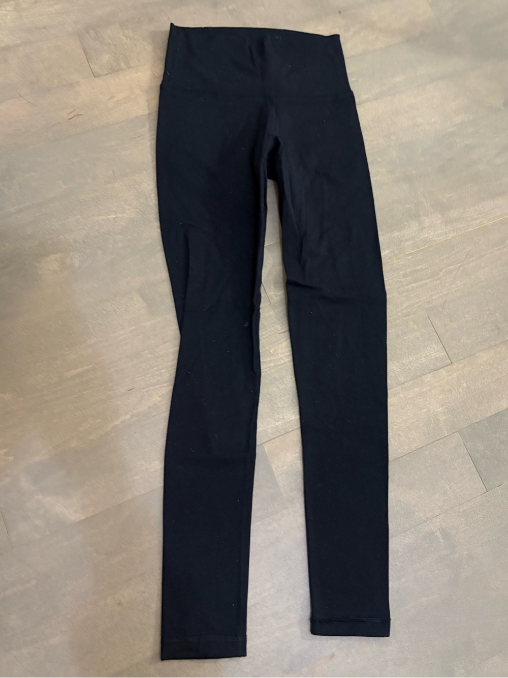 TNA Black Kids High-Waist Stretch Leggings
